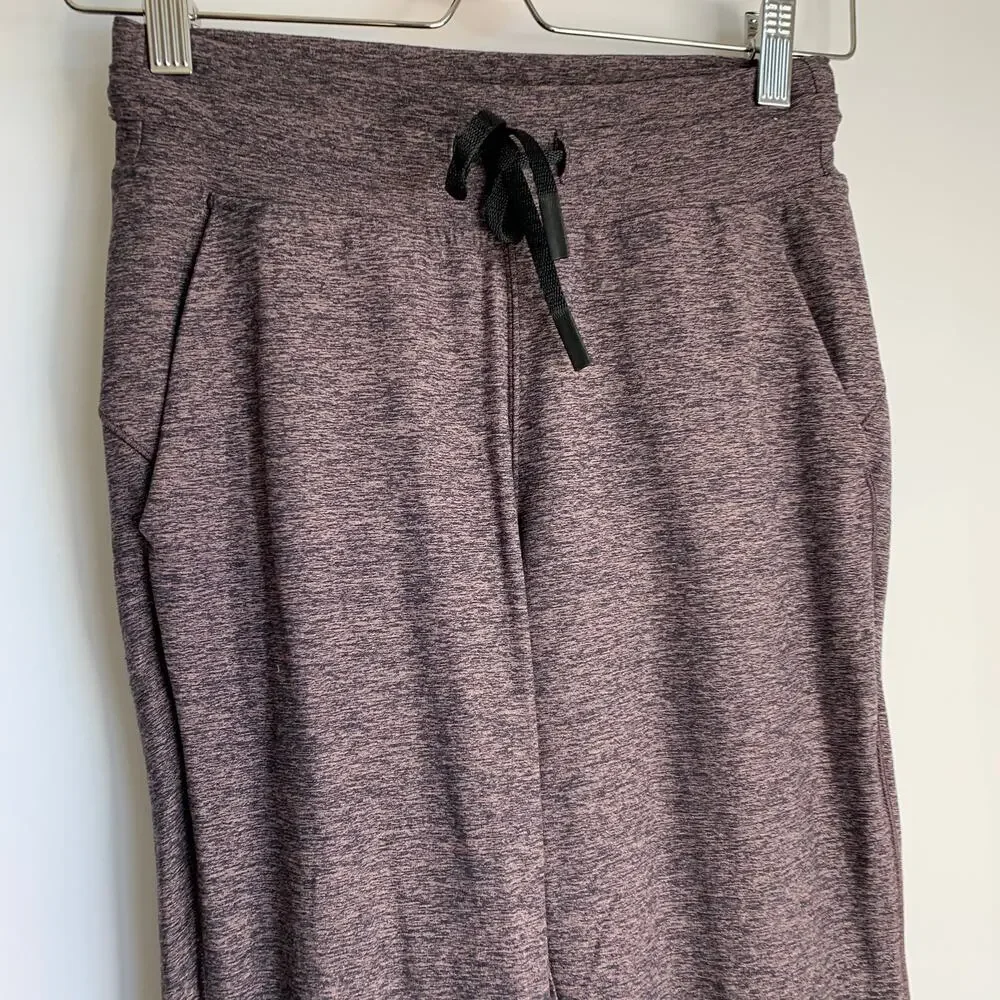Lululemon Ready To Rulu Pant Heathered Spanish Rose Black Womens Size 4